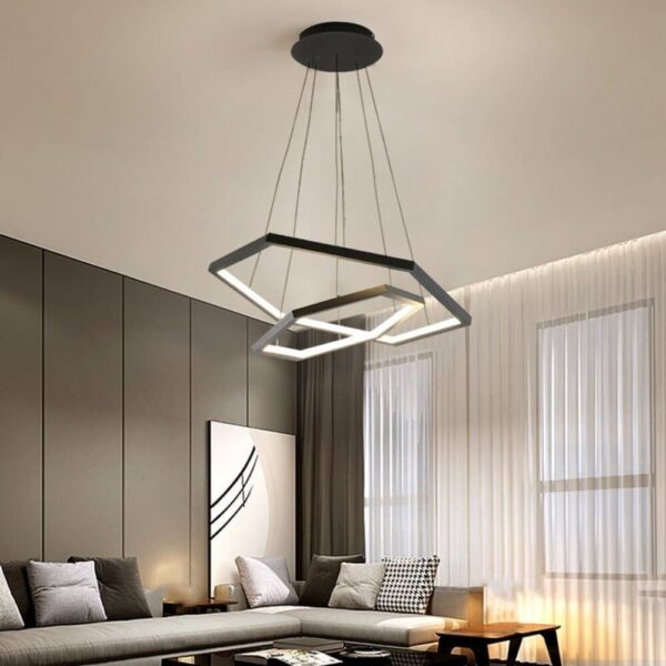Lustra LED Suspendata Alb Neutru